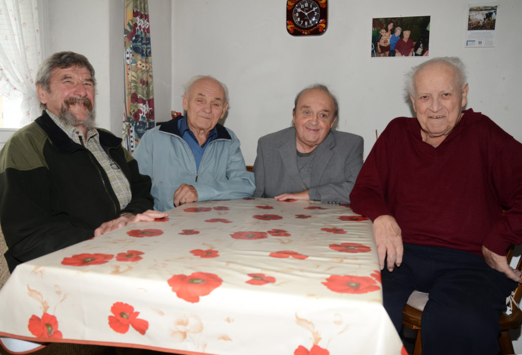 Vier langjährige Mitglieder des OVM
